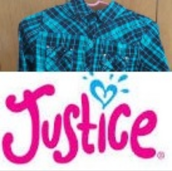 Fall Girls Justice Size 18 Button up Blouse - Picture 2 of 4